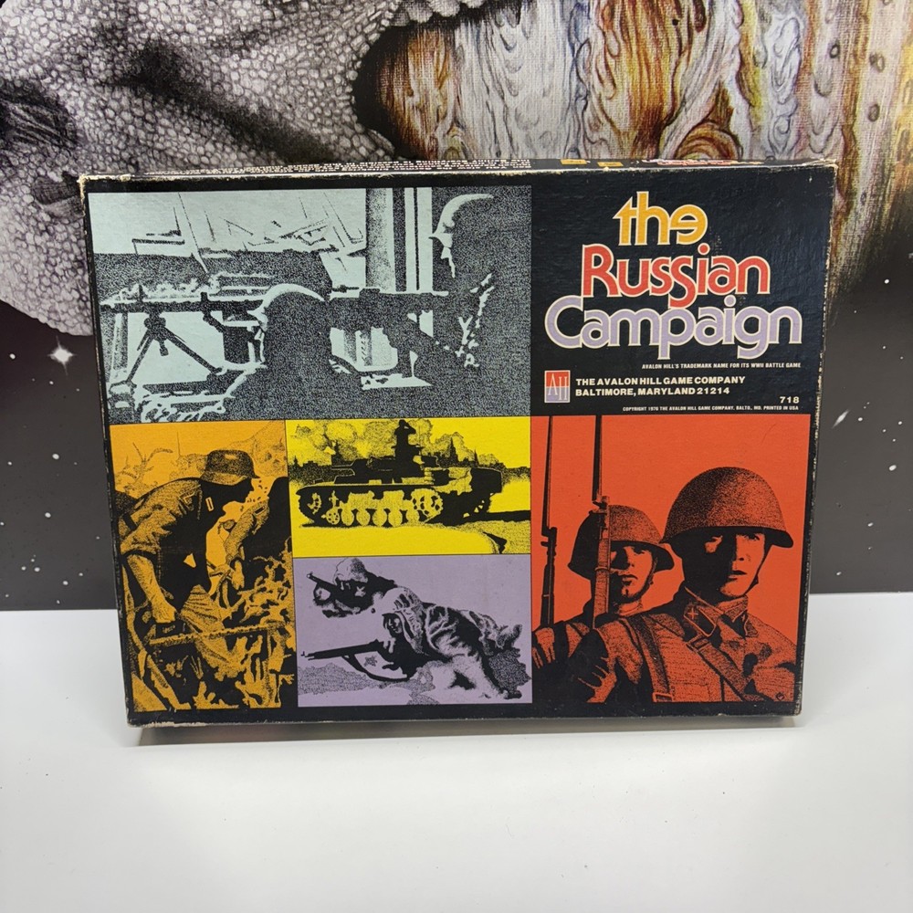 Vintage The Russian Campaign Avalon Hill #718 2nd Edition 1976 – Read!
