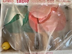 Vintage DMS Dick Miles Sports Table Tennis Beer Ping Pong Set Paddles/Net/Ball
