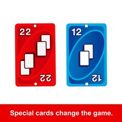 Games UNO Zero Card Game for Kid, Adult & Family Nights, Parties & Travel, Inclu