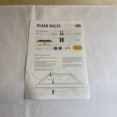 Klask! The Magnetic Game of Skill Buffalo Games Open Box Unplayed LARGER BOARD