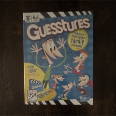 Hasbro Gaming Guesstures Family Charades Board Game Over 600 Words Ages 8+