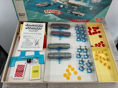 Milton Bradley Carrier Strike Complete Board Game Naval Military Strategy #4713