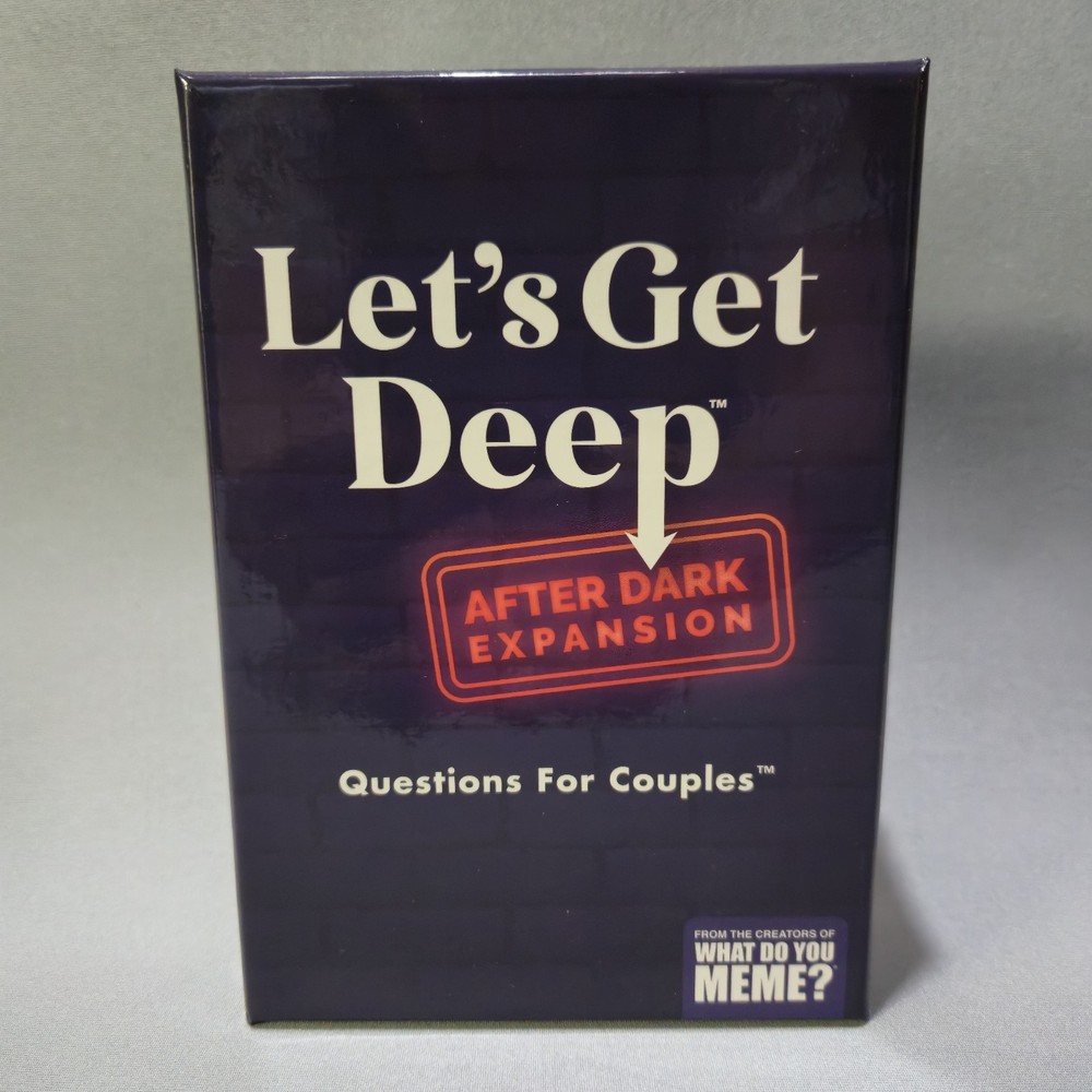 Let’s Get Deep After Dark Expansion Pack Questions for Couples