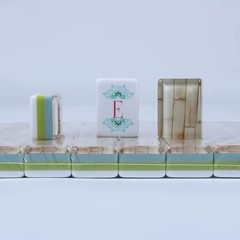 NEW! Vibrant Bamboo Grain Acrylic 4-Layer American Mahjong Tile Set 160 Tiles
