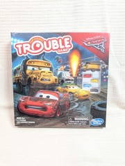 Disney Pixar Cars 3 TROUBLE Board Game with Pop-O Matic Dice Roller Sealed New