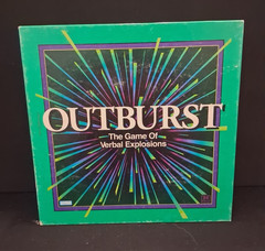 Outburst Board Game Parker Brothers 400 Cards Missing 2 Blue Pass Chips – [B-15]