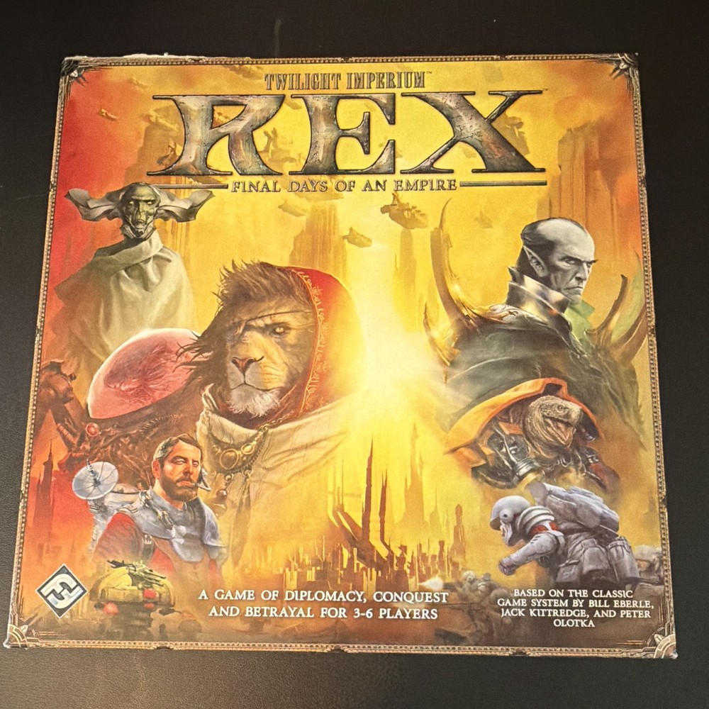 Fantasy Flight Games Rex: Final Days of an Empire Miniatures 3+ 14+ 2012 TSR01