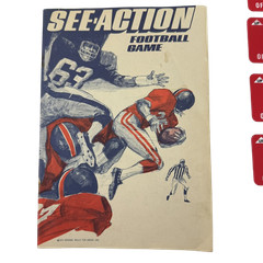 Kenner 1973 Vintage Complete SEE-ACTION Football Game Projector in Original Box