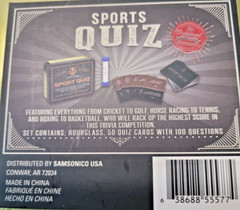 Championship Sport Quiz Game in Collectible Tin Box ~ 50 Cards ~ 100 Questions