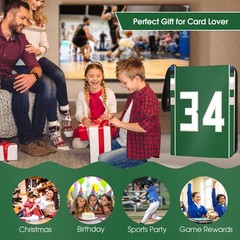 Basketball Card Binder with Sleeves 900 Pocket, #34 900, 34 Green