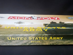 Monopoly US United States Army Edition 2002 – EUC Missing Two Pieces