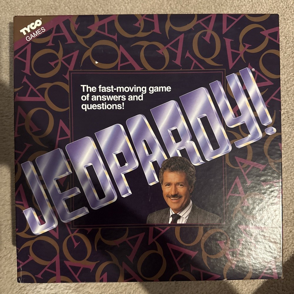 Jeopardy! Board Trivia Game TV Show Tyco 1992 COMPLETE Great Condition