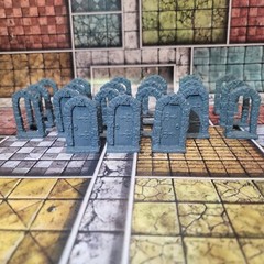 HEROQUEST Complete DOOR Set NEW!! D&D Dungeon Terrain Lot DND Miniatures
