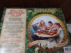 Jumanji the Game Real Wooden Box Edition of the Classic Adventure Board Game