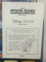 2005 Disney Pixar Monopoly Game USAopoly Complete Great Condition FREE SHIPPING