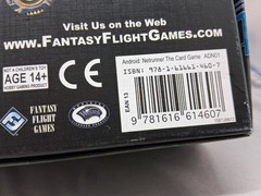 Android Netrunner Card Board Fantasy Flight Pre-owned