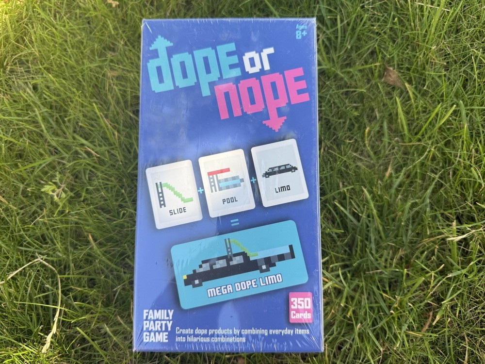 Wilder Games Dope or Nope – Family Friendly Party Game – Create Dope Products !