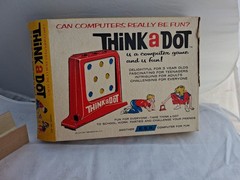 Vintage Think a Dot Computer Game E.S.R. Model No. 401 c. 1965 Made in USA