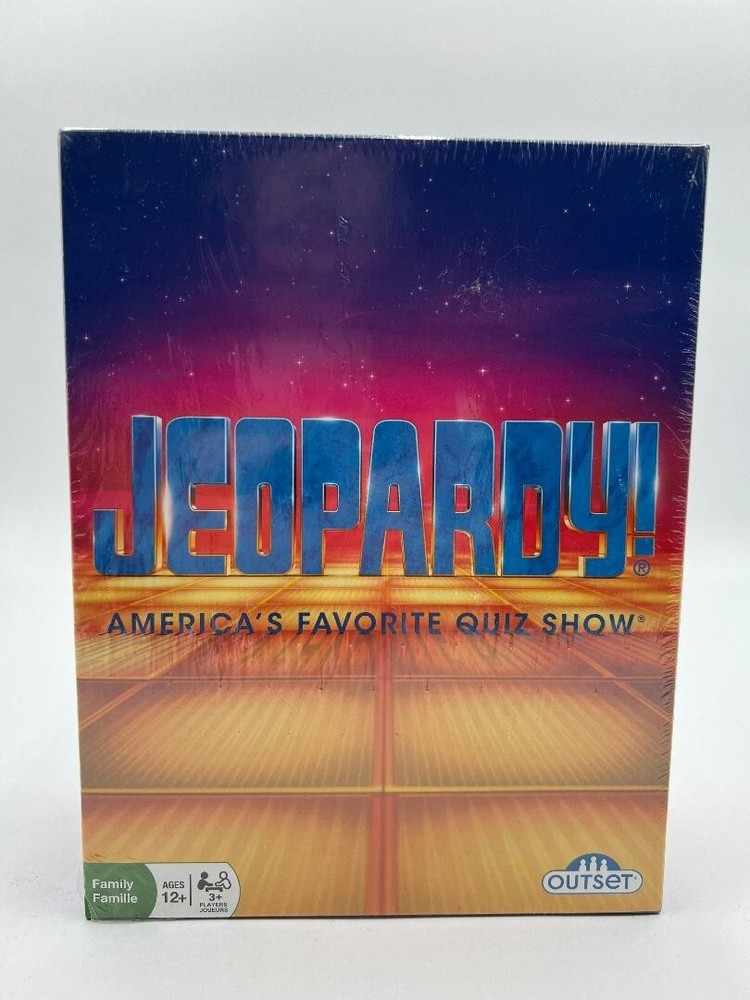 Outset Media Jeopardy The Card Game-Travel Quiz Game with 108 Answers & Question