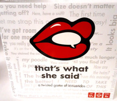 That’s What She Said The Party Game Twisted Innuendos Board Game-New Game Night