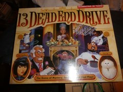 13 Dead End Drive Board Game Milton Bradley -Family Game Night Kids & Adults