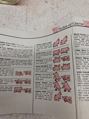 Vintage 1977 PIG MANIA PARTS Game Can, Pigs, Manual INCOMPLETE SET