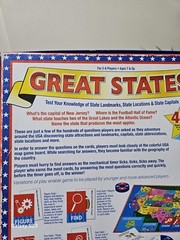 Great States Board Game Trivia Geography 2-6 Player 7+ Years