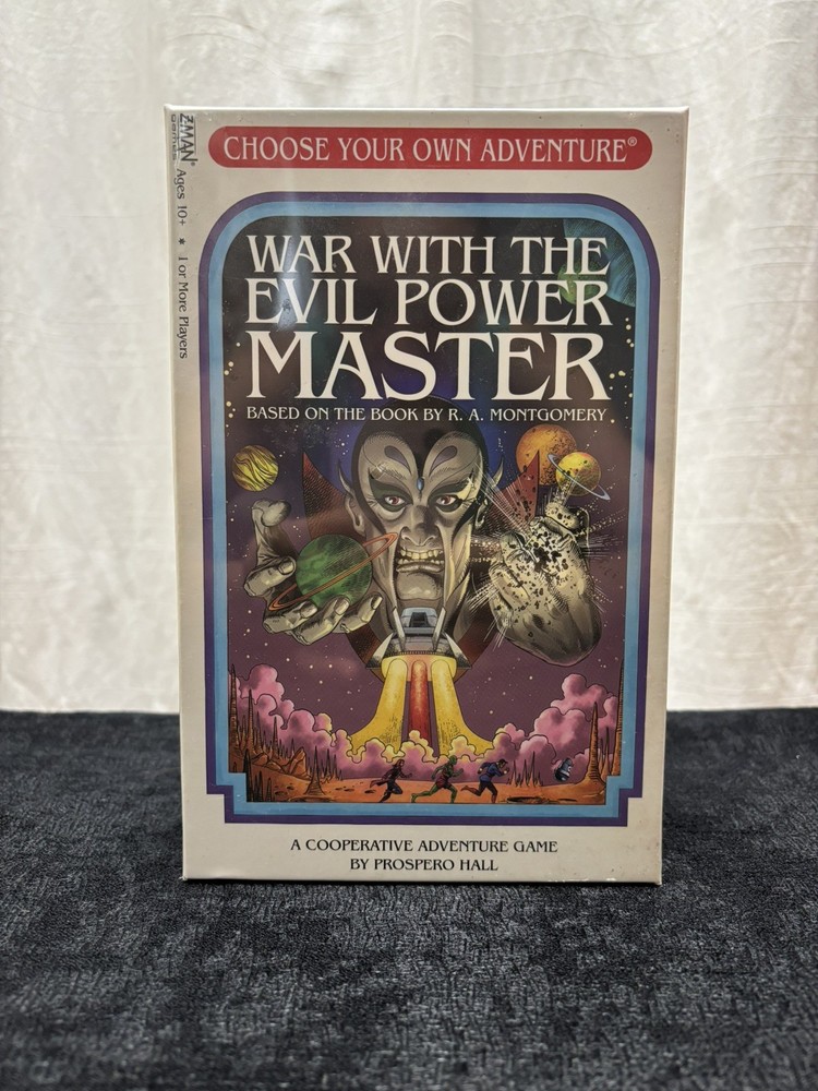New Sealed WAR WITH THE EVIL POWER MASTER Choose Your Own Adventure Game 2019