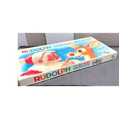 Vintage 1977 Rudolph the Red-Nosed Reindeer Cadaco Board Game Complete