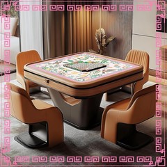 Pink Bird Floral Mahjong Mat W/ Carrying Bag 31.5″ x 31.5″ Table Mat