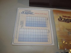 Scrabble Deluxe Collector’s Edition Rotating Turntable Crossword Game #4034