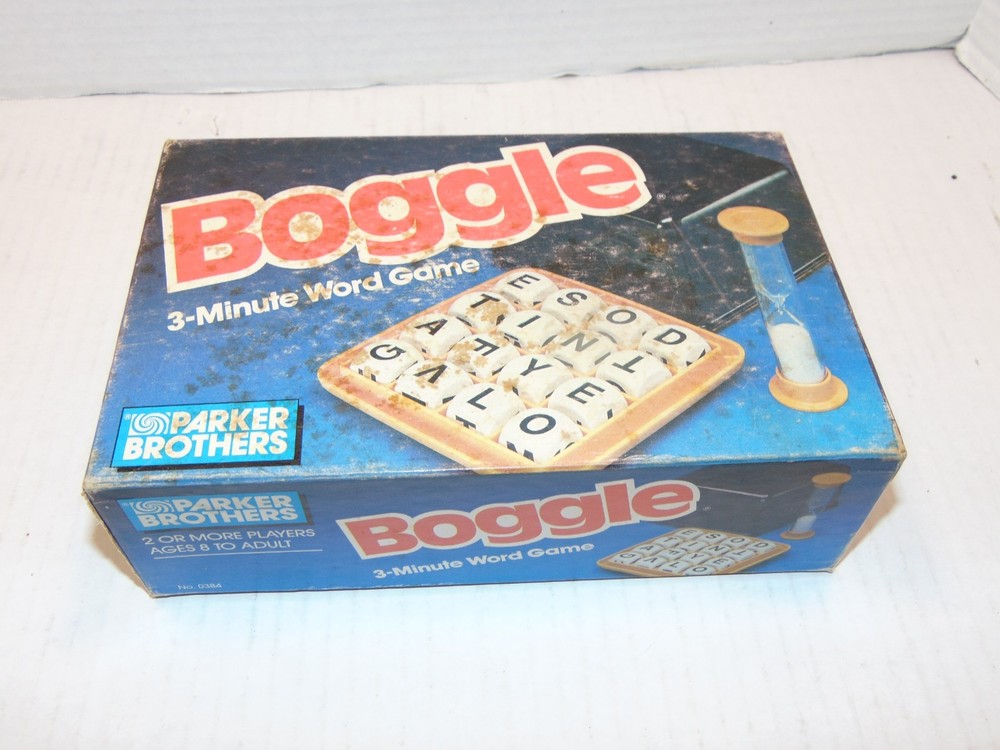 Boggle Word Game Parker Brothers 1987 COMPLETE 100%; IN GREAT CONDITION 10/10;