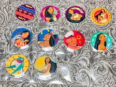 RARE Vintage POG Slammer LOT Disney Pocahontas Canada Games WPF 1995 1-78 SET