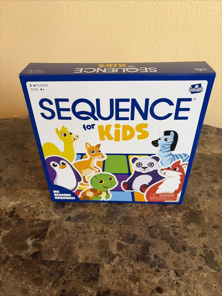 Sequence for Kids The No Reading Required Strategy Game by Jax and Goliath New