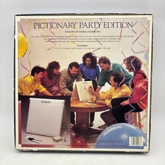 VINTAGE Pictionary Party Edition Game COMPLETE 1989 Classic Drawing Board Game