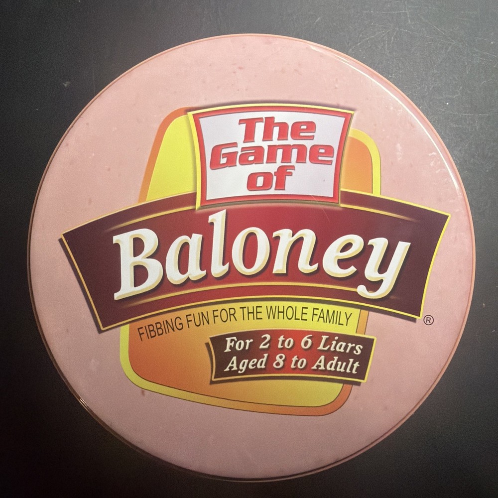 The Game of Baloney – Fibbing Fun for the Whole Family – TDC Games 1986 NEW