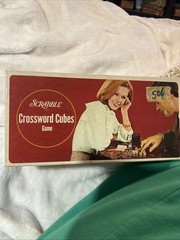 Vintage Scrabble Crossword Cubes Game. No 93 By Selchow & Righter Co.