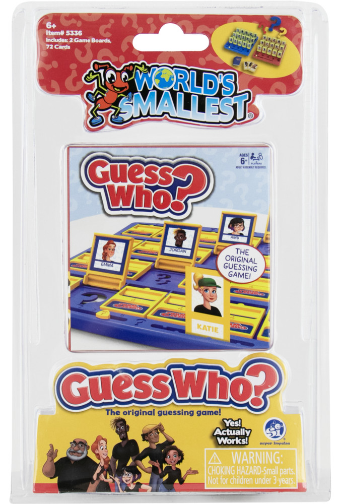 World’s Smallest GUESS WHO? Classic Board Game Toy