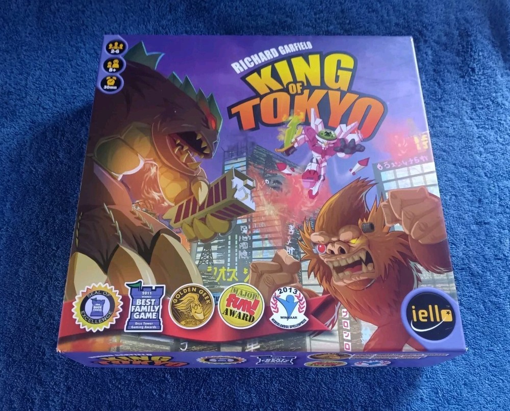 King of Tokyo Board Game IELLO Richard Garfield Complete NM Condition