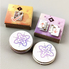 **Hanamikoji Board Game 2 Players 15 Minute Strategy Card Game**