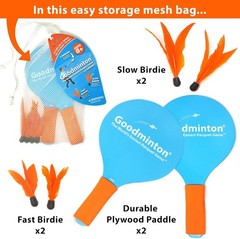 The World’s Easiest Racquet Game – an Indoor Outdoor -Round Fun Paddle Game S…