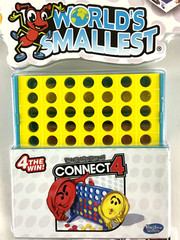 World’s Smallest CONNECT 4 Checkers Board Game Toy Doll House Miniature