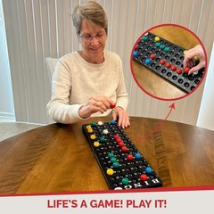 Portable Bingo Master Board & Multi-Color 7/8” Balls – Perfect for Game Nights!