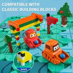 Kids Toy Board Games – Logical Road Builder Large Board 56 x 56cm L…