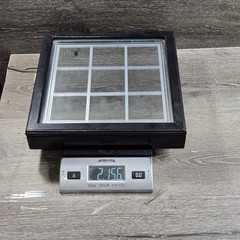 Tic Tac Toe Frosted Glass Game Set Black Wood Storage Box Unisex Black