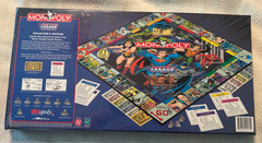 MONOPOLY JUSTICE LEAGUE OF AMERICAN NEW BOARD GAME SUPERMAN BATMAN WONDER WOMAN