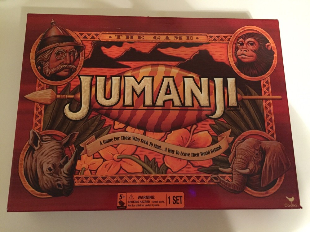 Jumanji 2017 Board Game Complete Spin Master International Cardinal Ind. Inc.