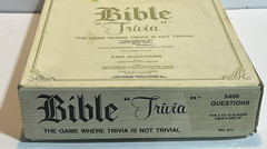 Vintage 1984 Bible Trivia Board Game 5400 Questions, 2-4 Players Ages 8 to Adult