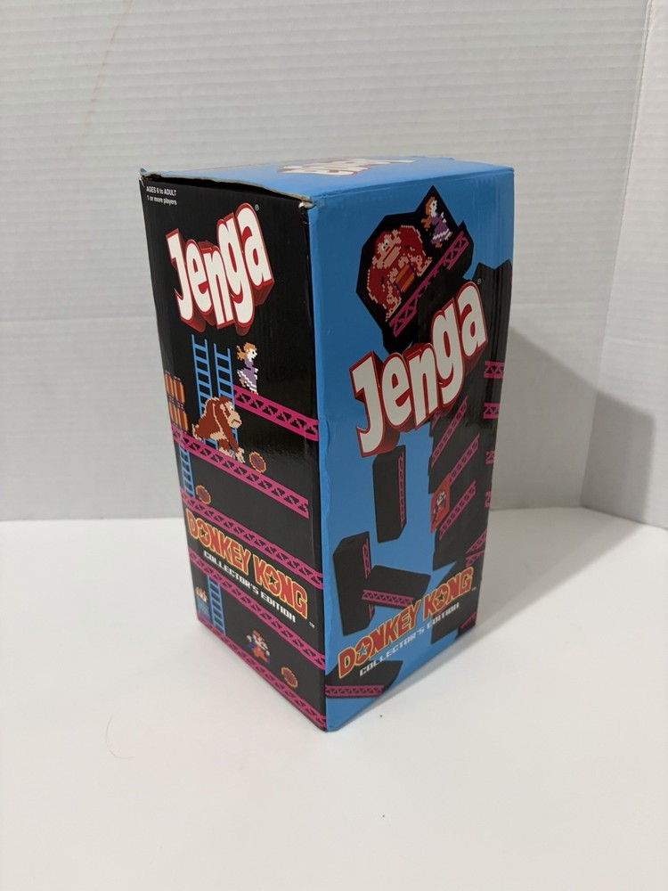 Jenga Donkey Kong Collector’s Edition 2008 Nintendo Super Mario New Open Box