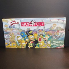 VINTAGE Monopoly THE SIMPSONS BOARD GAME w/ Collectible Tokens 2001 SEALED 🎲